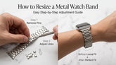 How to resize a metal watch band by removing links for a perfect fit