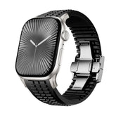 #Color_Black Band-Silver Buckle
