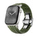 #Color_Green Band-Silver Buckle