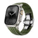 #Color_Green Band-Silver Buckle