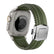 #Color_Green Band-Silver Buckle