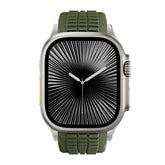 #Color_Green Band-Silver Buckle