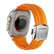 #Color_Orange Band-Silver Buckle