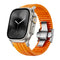 #Color_Orange Band-Silver Buckle