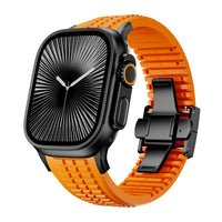 #Color_Orange Band-Black Buckle