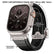 FKM Rubber Band for Apple Watch Ultra & 44–46mm Models – 304 Stainless Steel Buckle