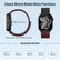 Tekvon Ribbed Silicone Magnetic Loop Band with Titanium Clasp for Apple Watch Series 11, 10, 6, 5, 4 (38mm-49mm)