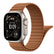 Tekvon Ribbed Silicone Magnetic Loop Band with Titanium Clasp for Apple Watch Series 11, 10, 6, 5, 4 (38mm-49mm)