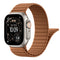 Tekvon Ribbed Silicone Magnetic Loop Band with Titanium Clasp for Apple Watch Series 11, 10, 6, 5, 4 (38mm-49mm)