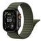 Tekvon Ribbed Silicone Magnetic Loop Band with Titanium Clasp for Apple Watch Series 11, 10, 6, 5, 4 (38mm-49mm)