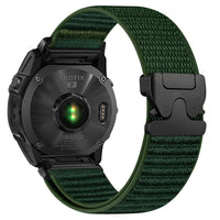 Tekvon Mountain Pattern Nylon Parachute Buckle Strap for Garmin Fenix 8 & Tactix