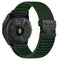 Tekvon Mountain Pattern Nylon Parachute Buckle Strap for Garmin Fenix 8 & Tactix