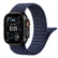 Tekvon Ribbed Silicone Magnetic Loop Band with Titanium Clasp for Apple Watch Series 11, 10, 6, 5, 4 (38mm-49mm)