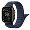 Tekvon Ribbed Silicone Magnetic Loop Band with Titanium Clasp for Apple Watch Series 11, 10, 6, 5, 4 (38mm-49mm)