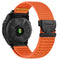 Tekvon Mountain Pattern Nylon Parachute Buckle Strap for Garmin Fenix 8 & Tactix