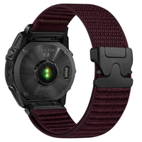Tekvon Mountain Pattern Nylon Parachute Buckle Strap for Garmin Fenix 8 & Tactix