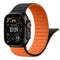 Tekvon Ribbed Silicone Magnetic Loop Band with Titanium Clasp for Apple Watch Series 11, 10, 6, 5, 4 (38mm-49mm)