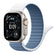 Tekvon Ribbed Silicone Magnetic Loop Band with Titanium Clasp for Apple Watch Series 11, 10, 6, 5, 4 (38mm-49mm)