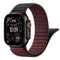 Tekvon Ribbed Silicone Magnetic Loop Band with Titanium Clasp for Apple Watch Series 11, 10, 6, 5, 4 (38mm-49mm)