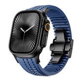 #Color_Blue Band-Black Buckle