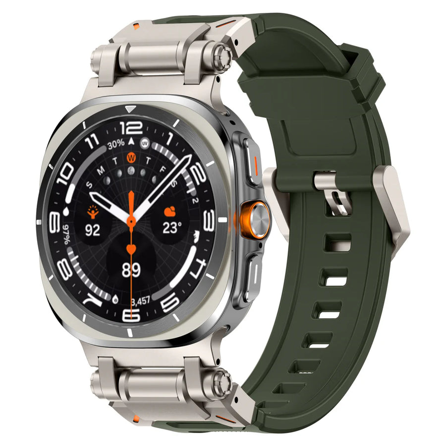 #Color_Titanium Adapter-Green Band