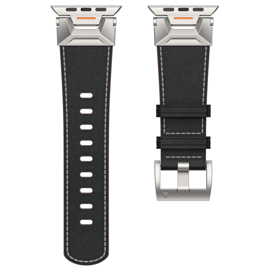 Mecha Leather Band For Apple Watch