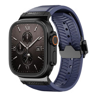 FKM Rubber Band for Apple Watch Ultra & 44–46mm Models – 304 Stainless Steel Buckle