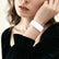 Luxe Tapered Leather Replacement Band Compatible with WHOOP 5.0