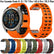 Tekvon Quick Release Silicone Watch Band with Snap Pin Clasp for Garmin Fenix 8, 7, 6, 5 (22mm / 26mm)