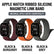 Tekvon Ribbed Silicone Magnetic Loop Band with Titanium Clasp for Apple Watch Series 11, 10, 6, 5, 4 (38mm-49mm)
