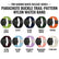 Tekvon Mountain Pattern Nylon Parachute Buckle Strap for Garmin Fenix 8 & Tactix