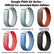 Tekvon Woven Nylon Hook and Loop Sport Strap for Google Fitbit Air