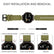 Tekvon Canvas Nylon Smartwatch Band for Garmin Forerunner 235 / 735XT / 220 / 230