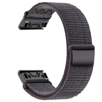 Tekvon Nylon Hook-and-Loop Band for Garmin 22mm & 26mm QuickFit Watches