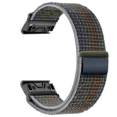 Tekvon Nylon Hook-and-Loop Band for Garmin 22mm & 26mm QuickFit Watches