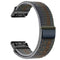 Tekvon Nylon Hook-and-Loop Band for Garmin 22mm & 26mm QuickFit Watches
