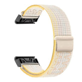 Tekvon Nylon Hook-and-Loop Band for Garmin 22mm & 26mm QuickFit Watches