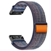 Tekvon Nylon Hook-and-Loop Band for Garmin 22mm & 26mm QuickFit Watches