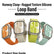 Tekvon Magnetic Track Buckle Mountain Texture Silicone Band for Apple Watch, Huawei & Samsung