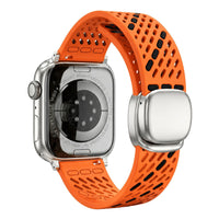 Tekvon Breathable Dual-Tone Silicone Magnetic Band for Apple Watch Series 11 10 9 8 SE Ultra