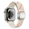 Tekvon Breathable Dual-Tone Silicone Magnetic Band for Apple Watch Series 11 10 9 8 SE Ultra