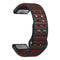 Tekvon Quick Release Silicone Watch Band with Snap Pin Clasp for Garmin Fenix 8, 7, 6, 5 (22mm / 26mm)