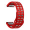 Tekvon Quick Release Silicone Watch Band with Snap Pin Clasp for Garmin Fenix 8, 7, 6, 5 (22mm / 26mm)