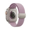 Tekvon Magnetic Track Buckle Mountain Texture Silicone Band for Apple Watch, Huawei & Samsung