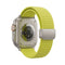 Tekvon Magnetic Track Buckle Mountain Texture Silicone Band for Apple Watch, Huawei & Samsung