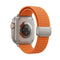 Tekvon Magnetic Track Buckle Mountain Texture Silicone Band for Apple Watch, Huawei & Samsung