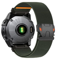 Tekvon 26mm Tactical Nylon Replacement Band for Garmin Fenix Watch Series