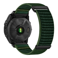Tekvon Alpine Two-Piece Nylon Watch Band for Garmin Fenix 7X & Tactix 8 (20mm / 22mm / 26mm)