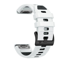 Tekvon Dual-Tone Silicone Watch Band for Garmin Fenix 8 Series 47mm / 51mm (22mm / 26mm)