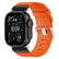 Tekvon Two-Piece Sport Canvas Watch Band with Pin Buckle for Apple Watch Series 11, 10, Ultra (38mm-49mm)